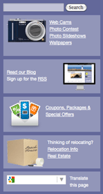 funbeach.com sidebar
