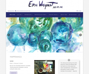 Eric Wiegardt site revamp